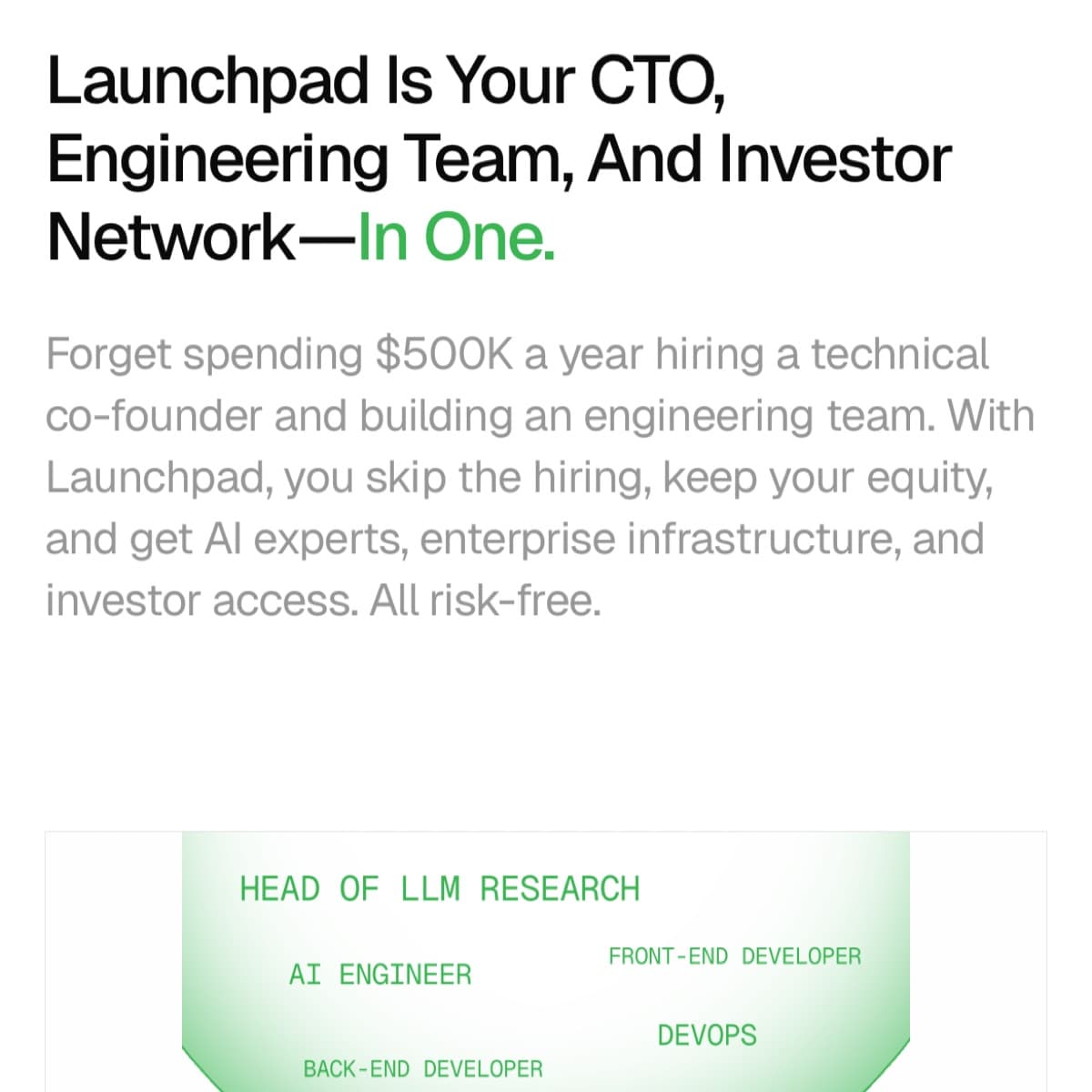 Accepted into AI launchpad program